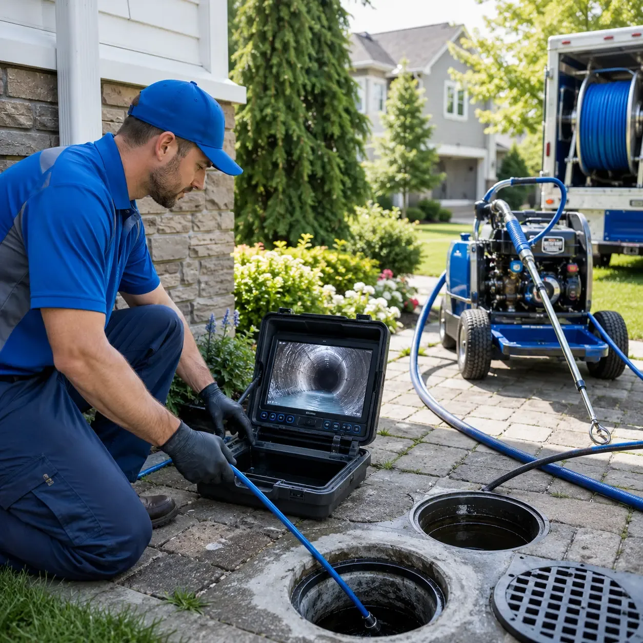 Outdoor drain cleaning professionals serving Erie, MI